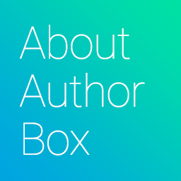 About Author Box icon