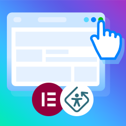 Accessible Elementor popups by Accessibility Zone icon