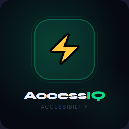 AccessIQ — WCAG Accessibility Scanner, Heatmap & Behavior Analytics icon