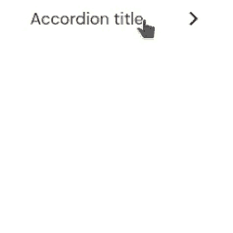 Accordion title for Elementor icon