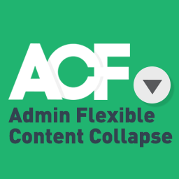 ACF Admin Flexible Content Collapse icon