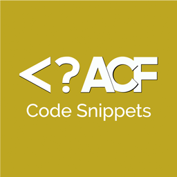 Advanced Custom Fields Code Snippets icon