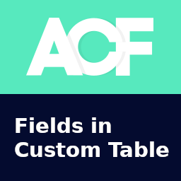 ACF: Fields in Custom Table icon