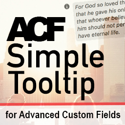 ACF Simple Tooltip icon