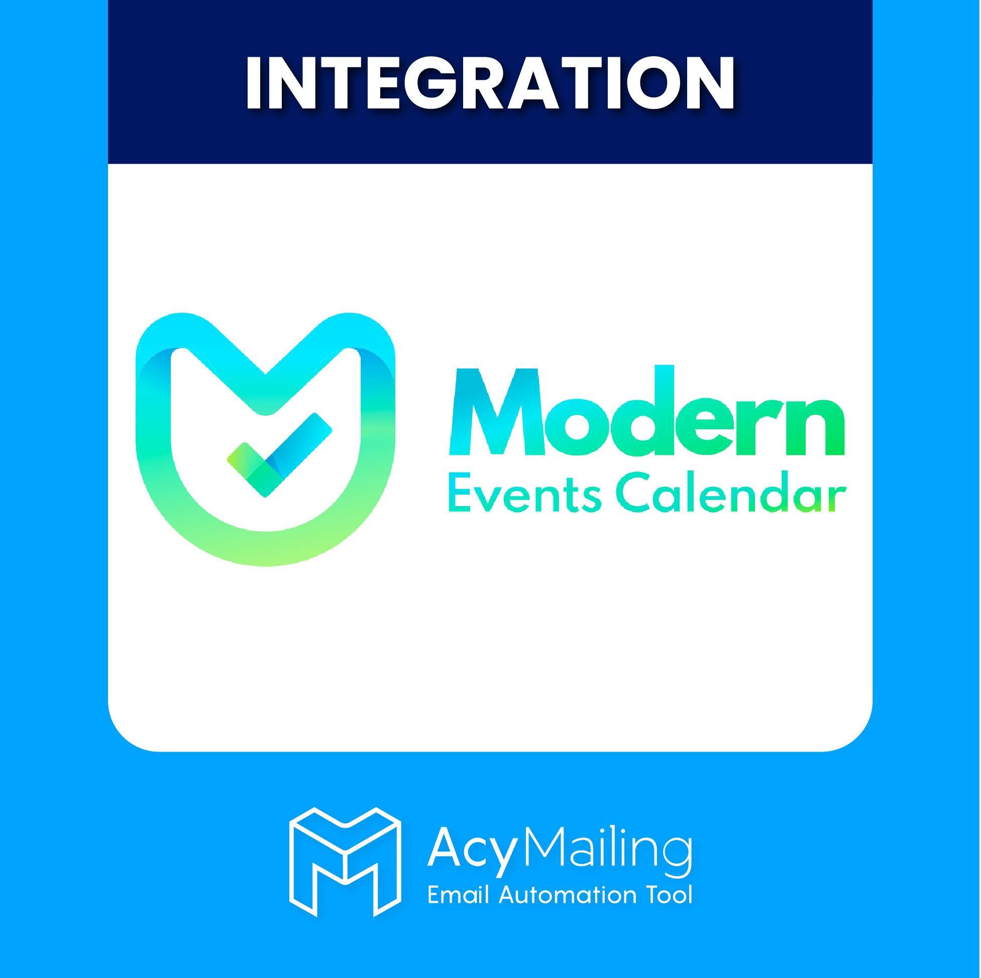 AcyMailing integration for Modern Events Calendar icon