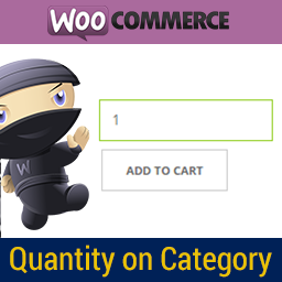 Add Quantity Field to Woocommerce archives, shop & category icon