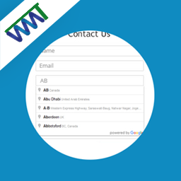 Address autocomplete Contact Form 7 icon