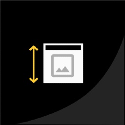 Admin Expand Image Widgets icon