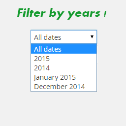 Admin filter posts by year icon