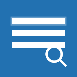 Admin Menu Filter icon