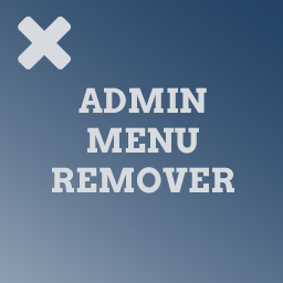 Admin menu remover icon