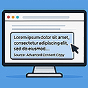 Advanced Content Copy icon