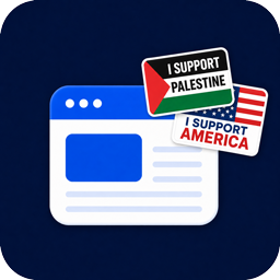 AidBadge – Country Support Stickers icon