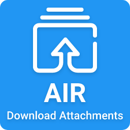 AIR Download Attachments icon