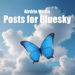 Airdrie Media Posts for Bluesky icon