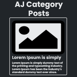 AJ Category Posts icon
