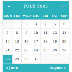 Ajax Archive Calendar icon