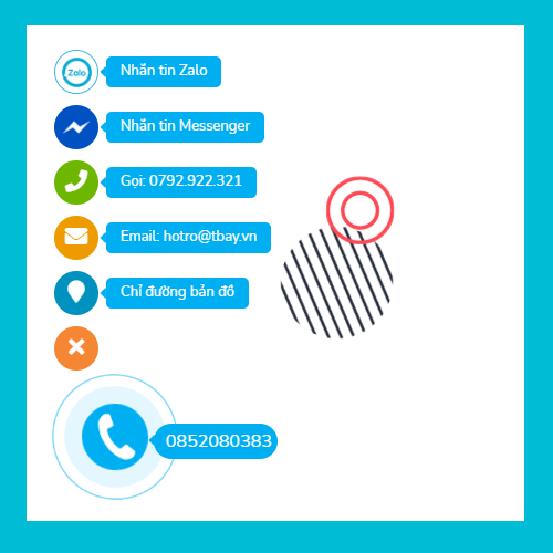 All-in-one contact buttons – WPSHARE247 icon