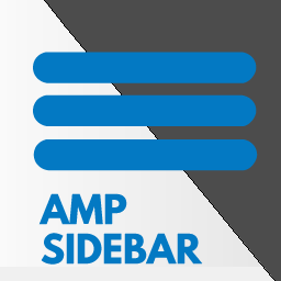 AMP Sidebar Hamburger Menu icon