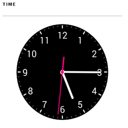 Analog Clock display Widget icon
