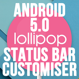 Android 5.0 Lollipop Status Bar Customiser icon