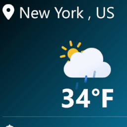 Animated Weather Widget icon