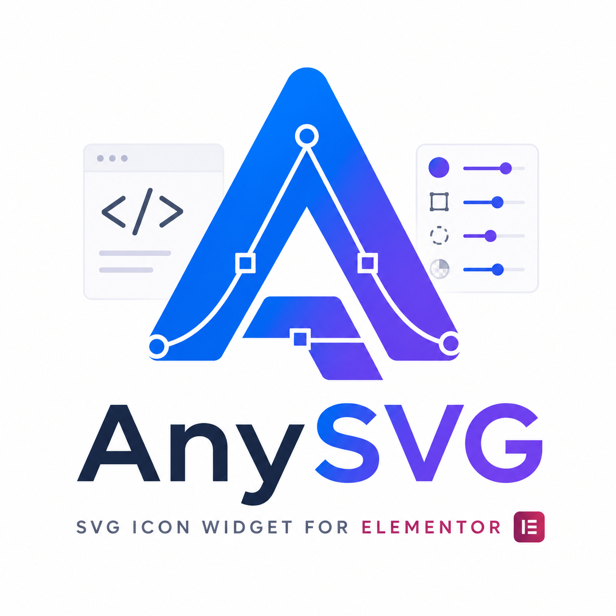 AnySVG – Custom icon widget for elementor icon