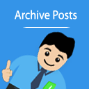Archive Posts, Pages & Categories Accordion icon