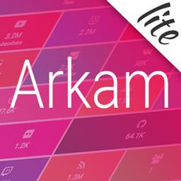 Social Media Counters for WordPress – Arkam Lite icon