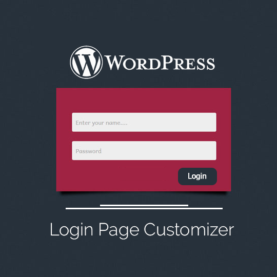 Custom Login Page Customizer | admin login, client login and forgot password forms/pages icon