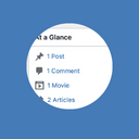 At A Glance Widget Plus icon