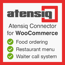 Atensiq Restaurant menu & Connector for WooCommerce icon