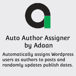 Auto Author Assigner by Adaan icon
