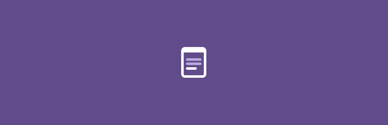 Plugin Banner