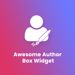 Awesome Author Box Widget icon