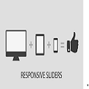 Awesome responsive slider icon