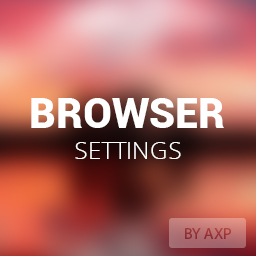 AXP Browser Settings icon