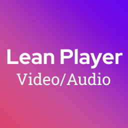 Lean Player – Video and Audio Player with Playlist for WordPress, Elementor and Gutenberg icon