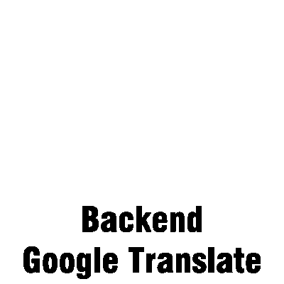 Backend Google Translate icon