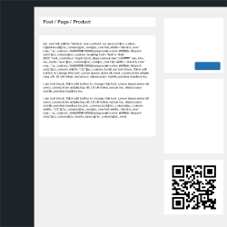 Post QR Code Link icon