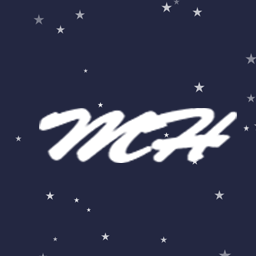 Background with Particle.js icon