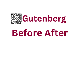 Before After image Gutenberg Block icon