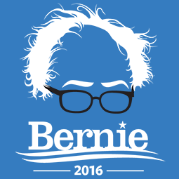 Feel the Bern Badge for Bernie Sanders icon