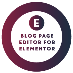 Blog Page Editor For Elementor icon