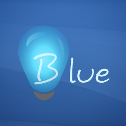 Blue Login Style icon