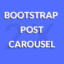 Bootstrap Carousel 2x Post Widget icon