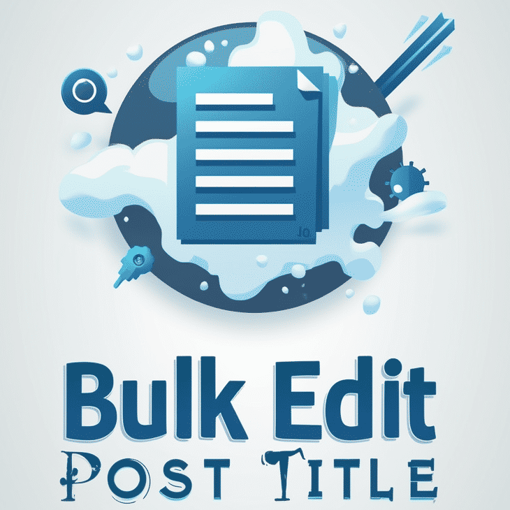 Bulk Edit Post Title – Mass Rename, Bulk Find & Replace for WordPress Posts, Pages and Products icon