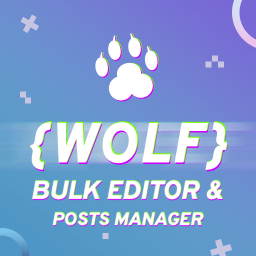 WOLF – WordPress Posts Bulk Editor and Manager Professional icon