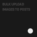 Bulk Images to Posts icon