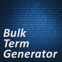 Bulk Term Generator – Import multiple tags, categories, and taxonomies easily icon
